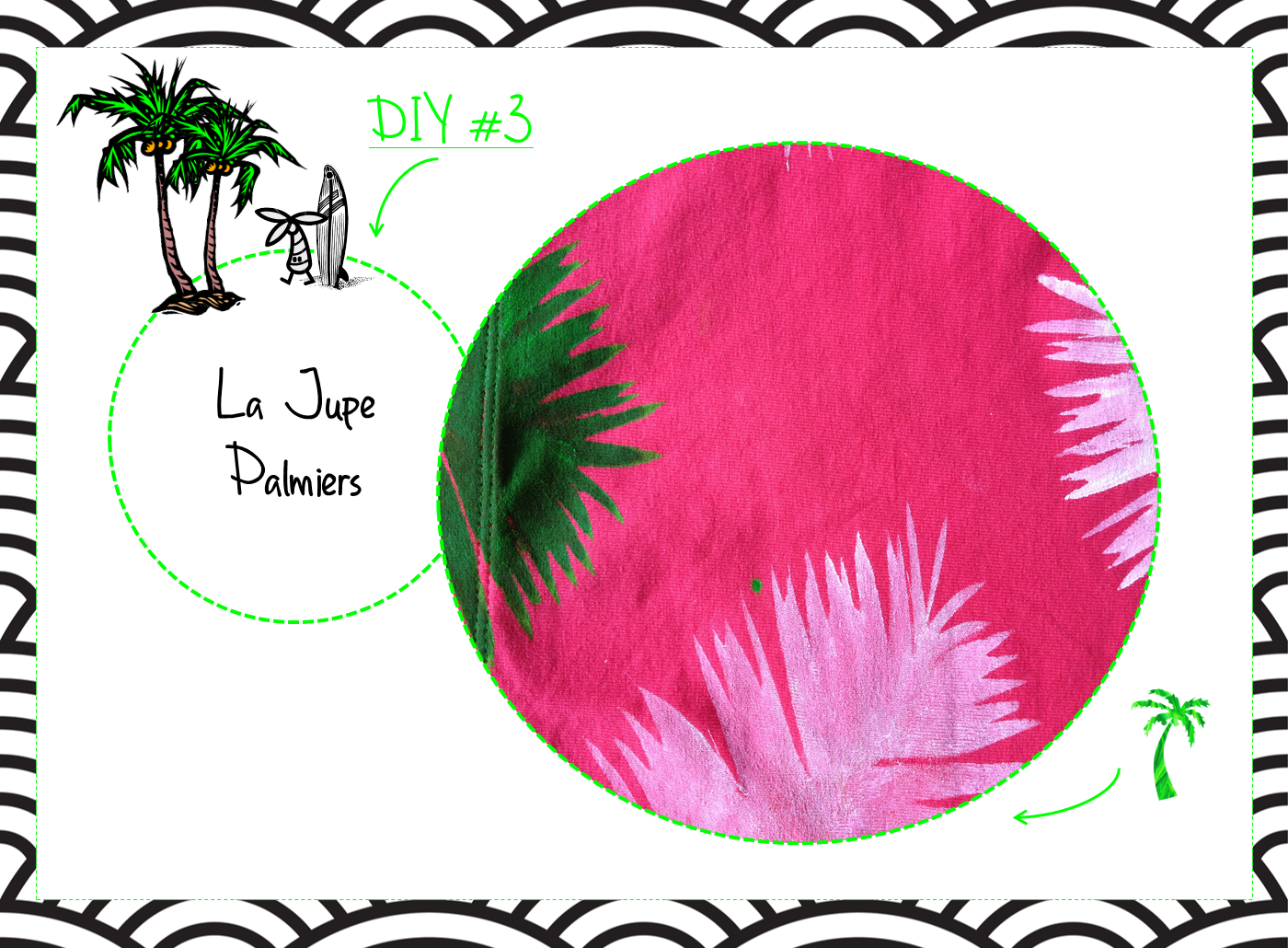 diy jupe palmier
