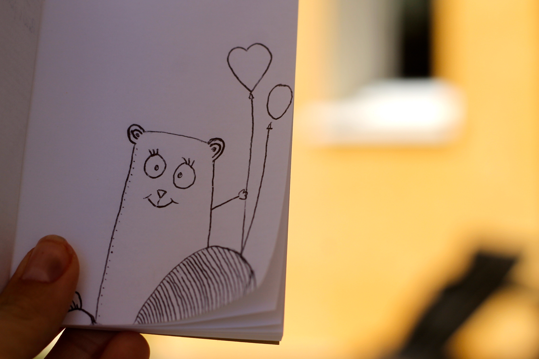 dessin petit ours custo mug