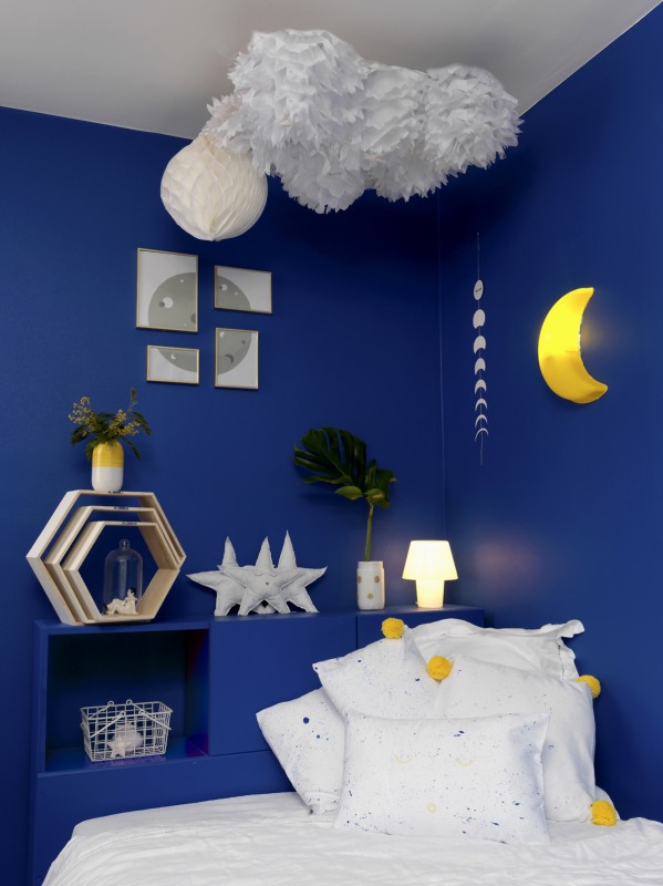 DIY deco enfant cote lit